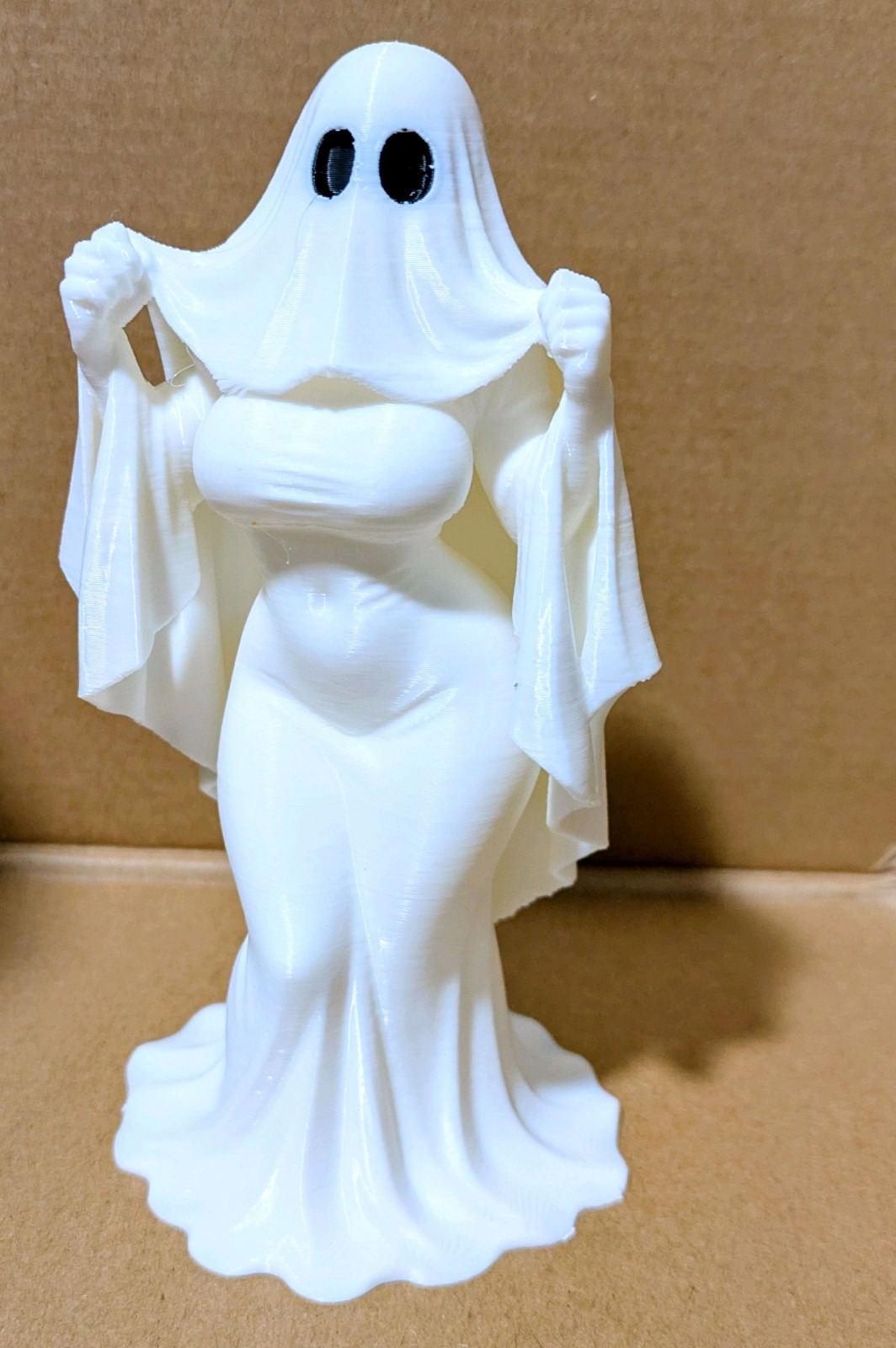 Female ghost cosplay figurine